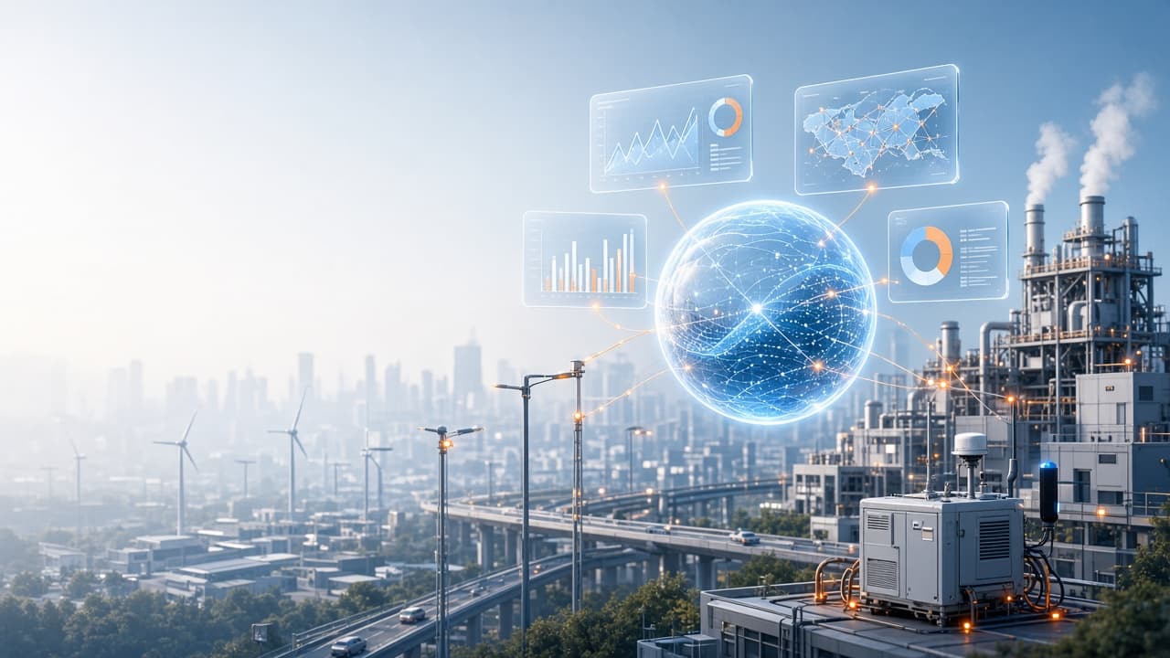 AI, IoT and industrial intelligence — connected factories, sensors, and smart infrastructure